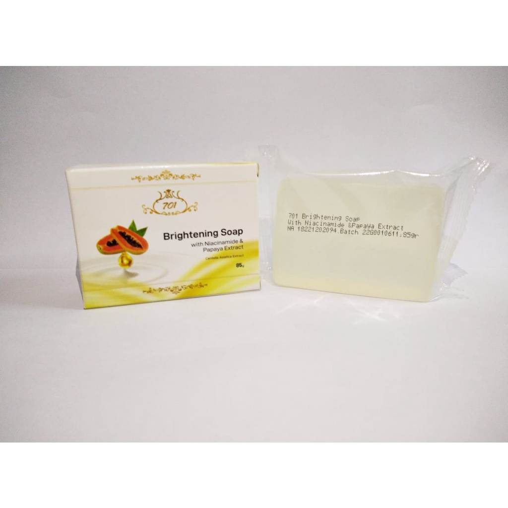 701 Sabun Pepaya / Papaya Brightening Soap with Niacinamide 85 gr / 85gr Original BPOM