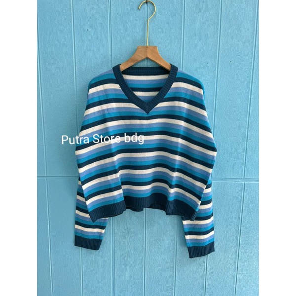 NANA SWEATER CROP V LOLYPOP PREMIUM