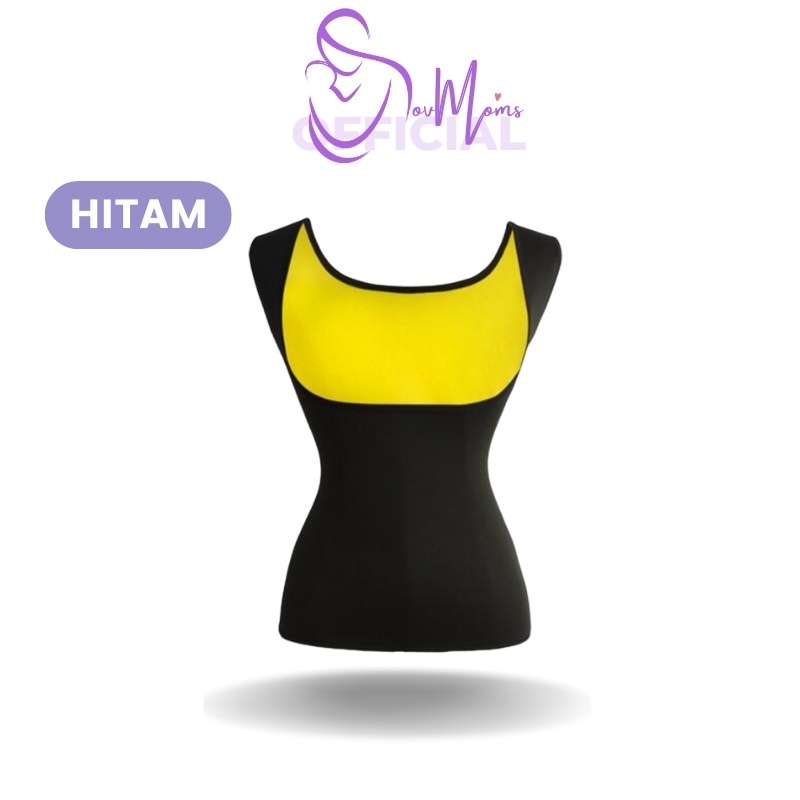 Baju Korset Olahraga Dalaman Wanita Tanktop Neotex Pembakar Lemak Pelangsing Perut Buncit Corset Slimming Korset Mengecilkan Perut Pembakar Lemak Cami Hot Shaper Original Premium Terbaru Terlaris Termurah