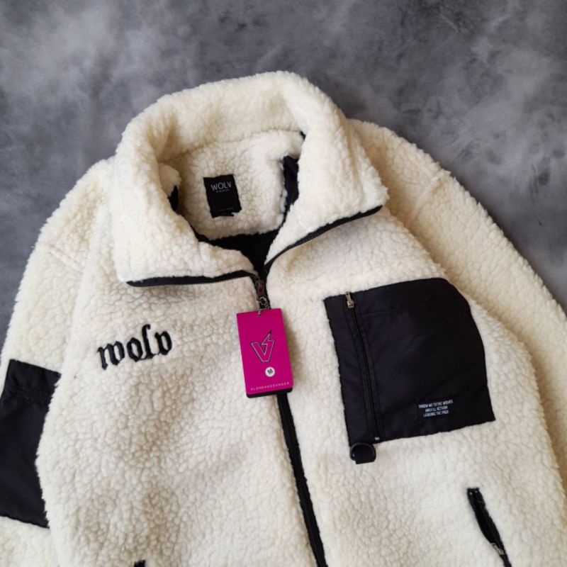 JACKET ZIPPER BULU SHERPA ORIGINAL WOLVPACK UNISEX