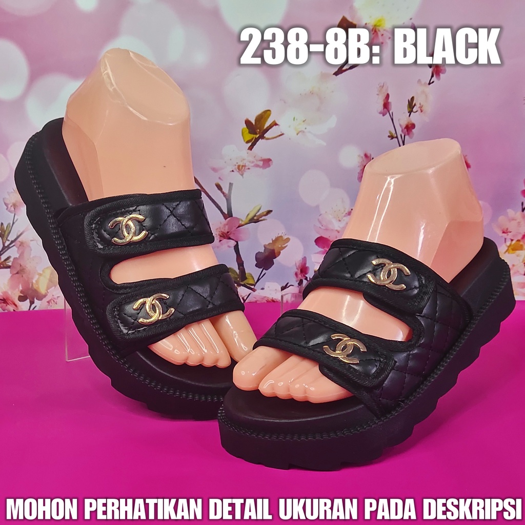 Sandal import perempuan 238 8B Anti slip dan air SDLWW