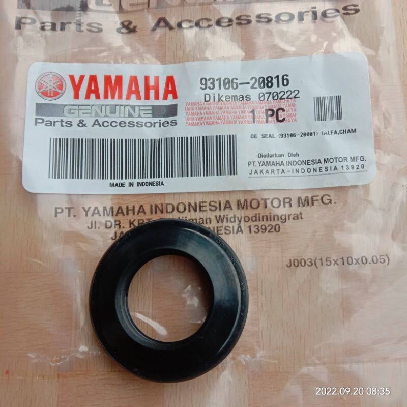 Karet Seal Sil Roda Depan Kanan All Bebek Jupiter Z MX Vega R ZR RR Force FIZR All Matic Mio 93106-20816