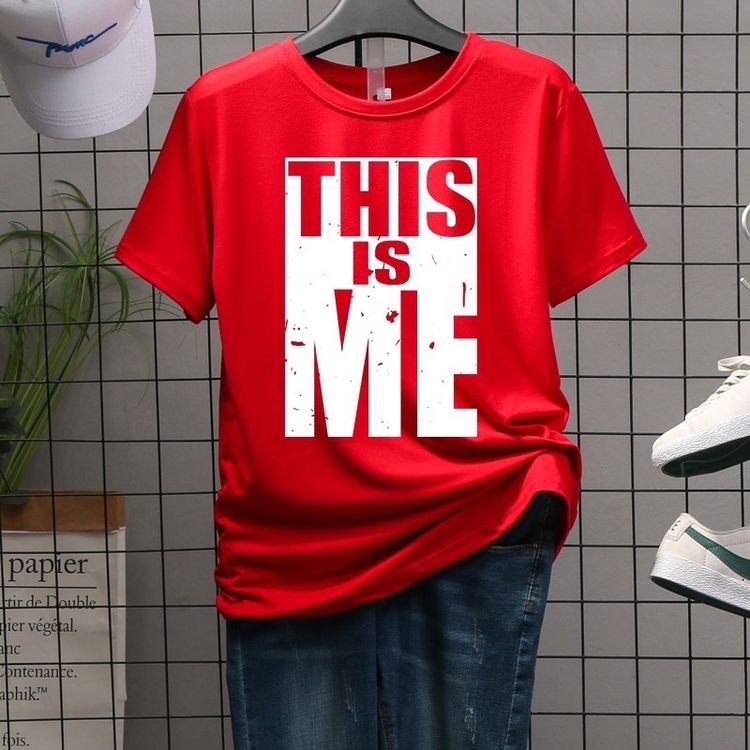 Kaos Lengan Pendek THIS IS ME II Kaos Distro II Kaos Katun Combed M-XL ( Pria &amp; Wanita )