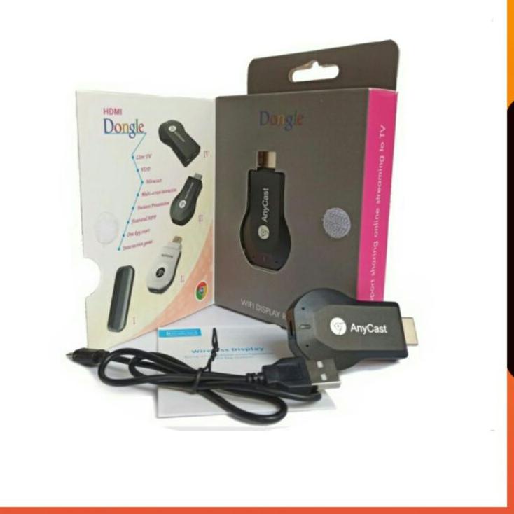 Tren Terbaru [COD] PAKET ANYCAST HDMI DONGLE / ALAT PENYAMBUNG HP DENGAN TV TABUNG HDMI DONGEL ANYCA