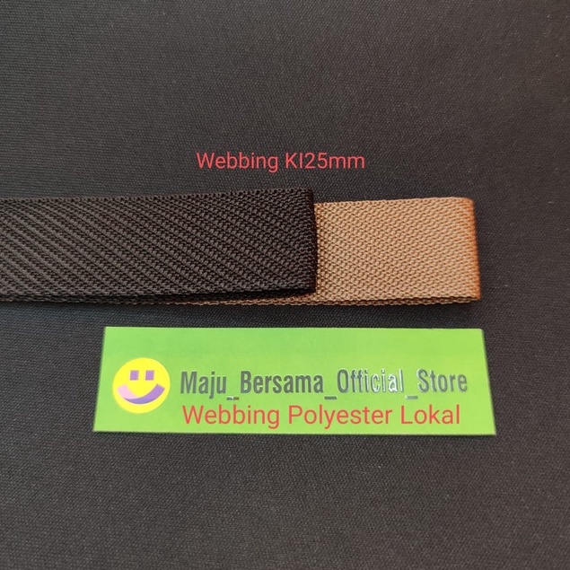 Webbing / Bisban Polypropylene Lokal 600denier - KI25mm Warna warni - SK1