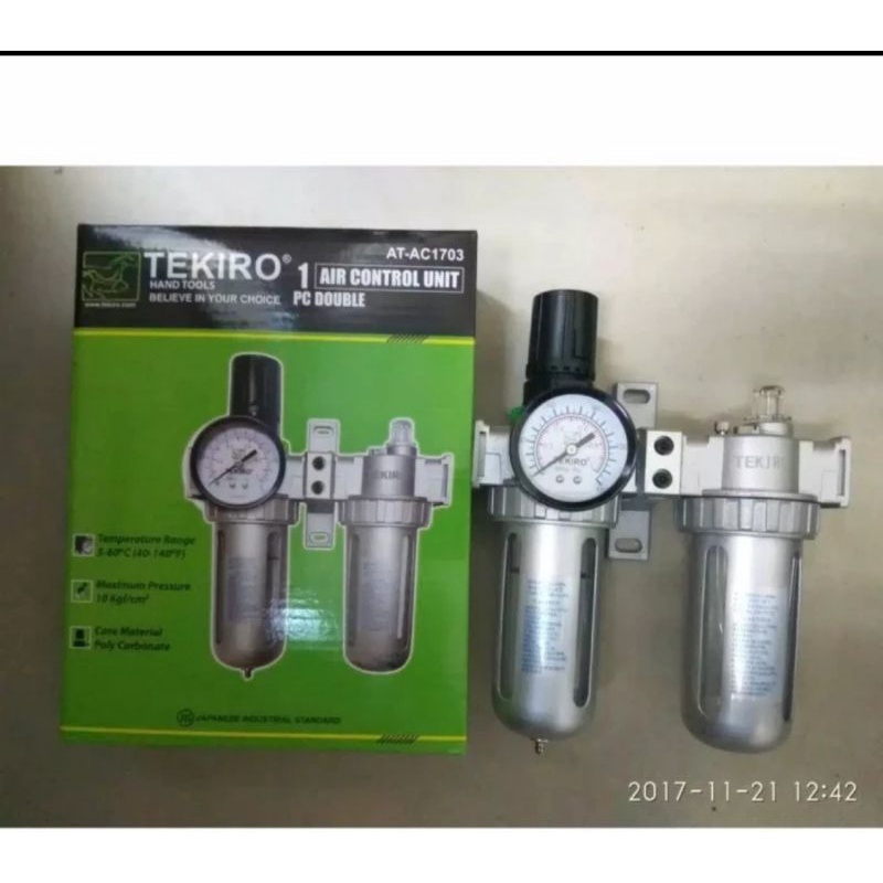 tekiro AC1703 air control saringan udara 2 tabung AC 1703