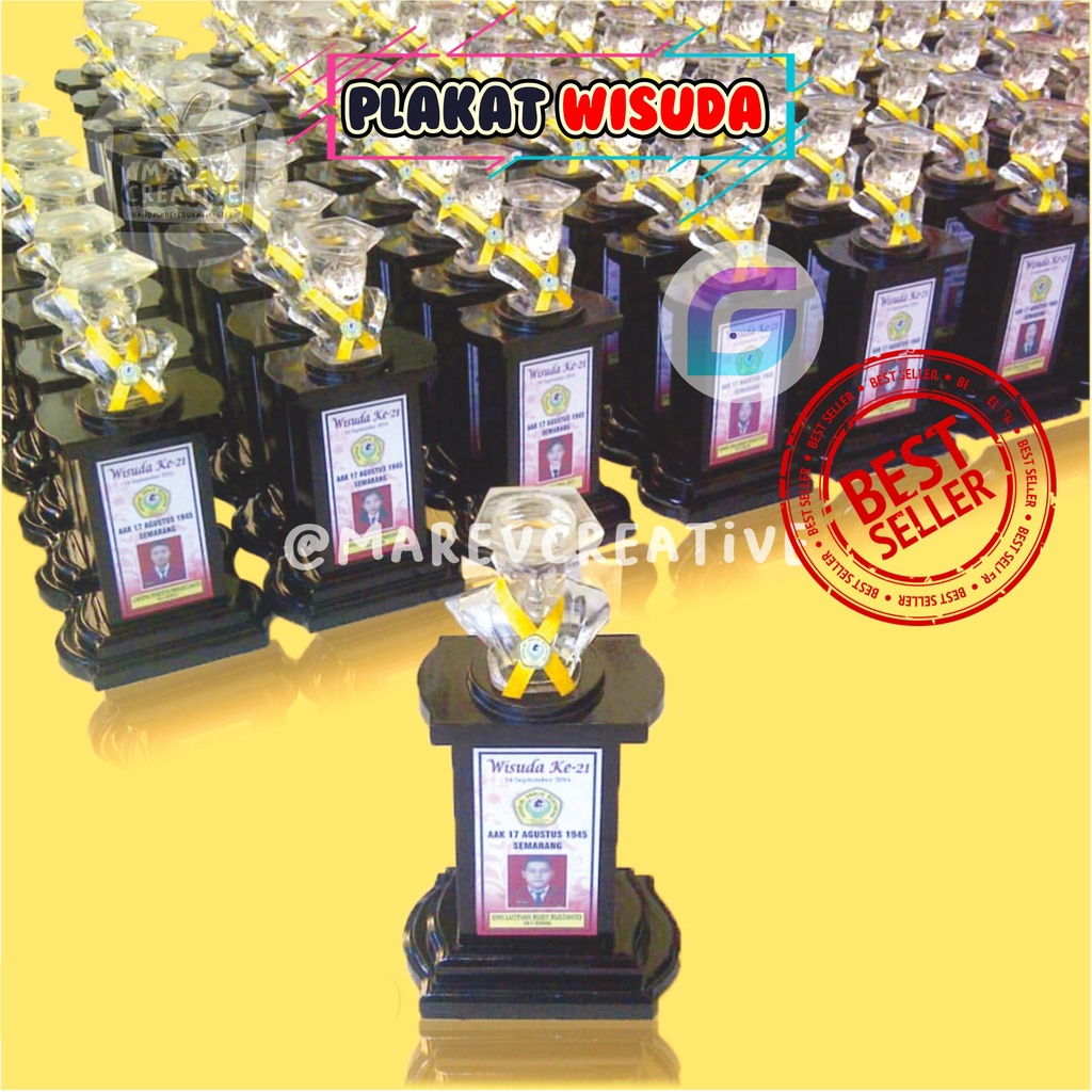 PLAKAT KAYU WISUDA - VANDEL, PLAKAT KAYU CUSTOM, PLAKAT MURAH, VANDEL KAYU