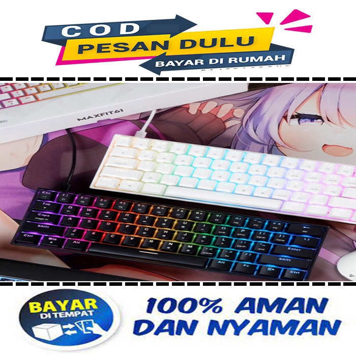 KEYBOARD Fantech MAXFIT61 RGB - Mechanical Gaming