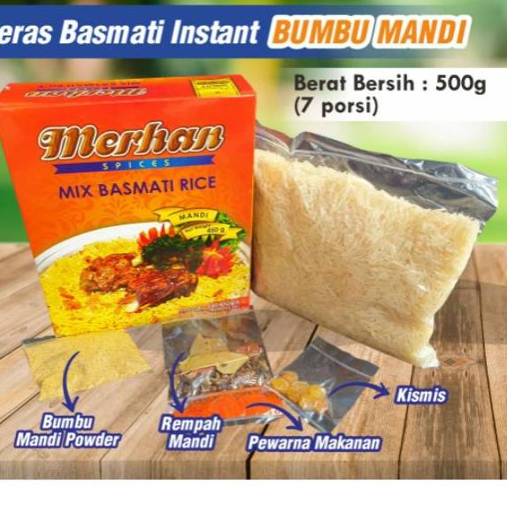 

ょ Beras Basmati Instan Bumbu Mandi Merhan Basmati Rice ぬ
