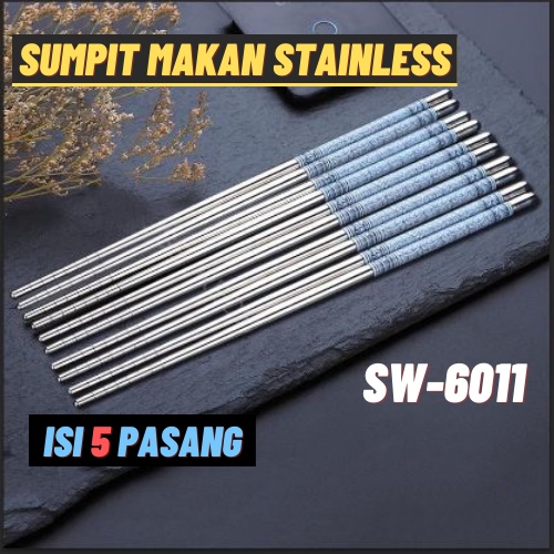 Sumpit makanan melamin SW-6010/ stainless SW-6011