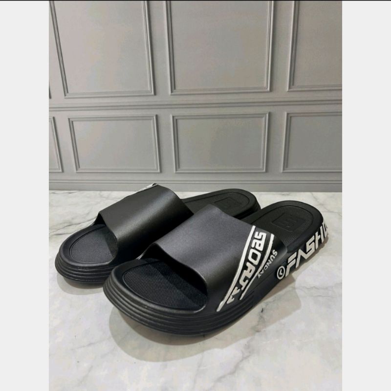 sandal slop pria seven star full karet sandal slide senyawa