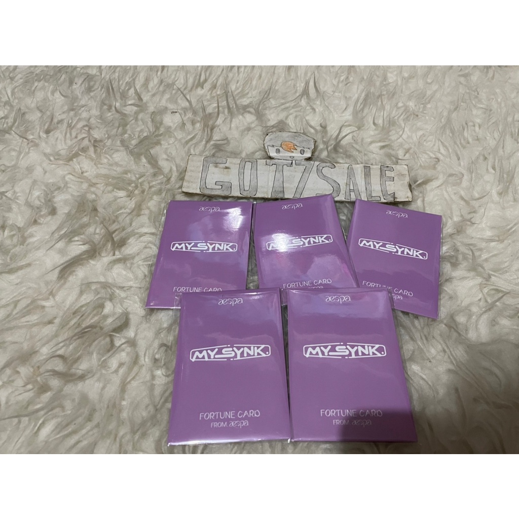 Aespa Fortune Scratch My Synk Fanmeet SEALED