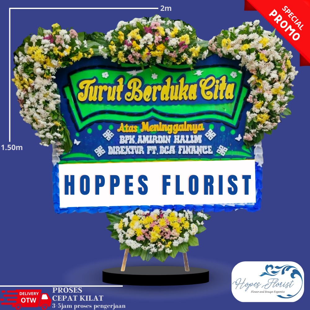 Karangan Bunga Papan Duka Cita / Bunga Papan Duka Cita / Papan Bunga Duka Cita