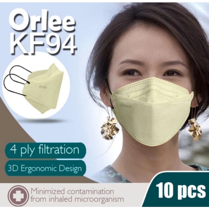 Masker Kf94 Orlee Cream Isi 50 Pcs