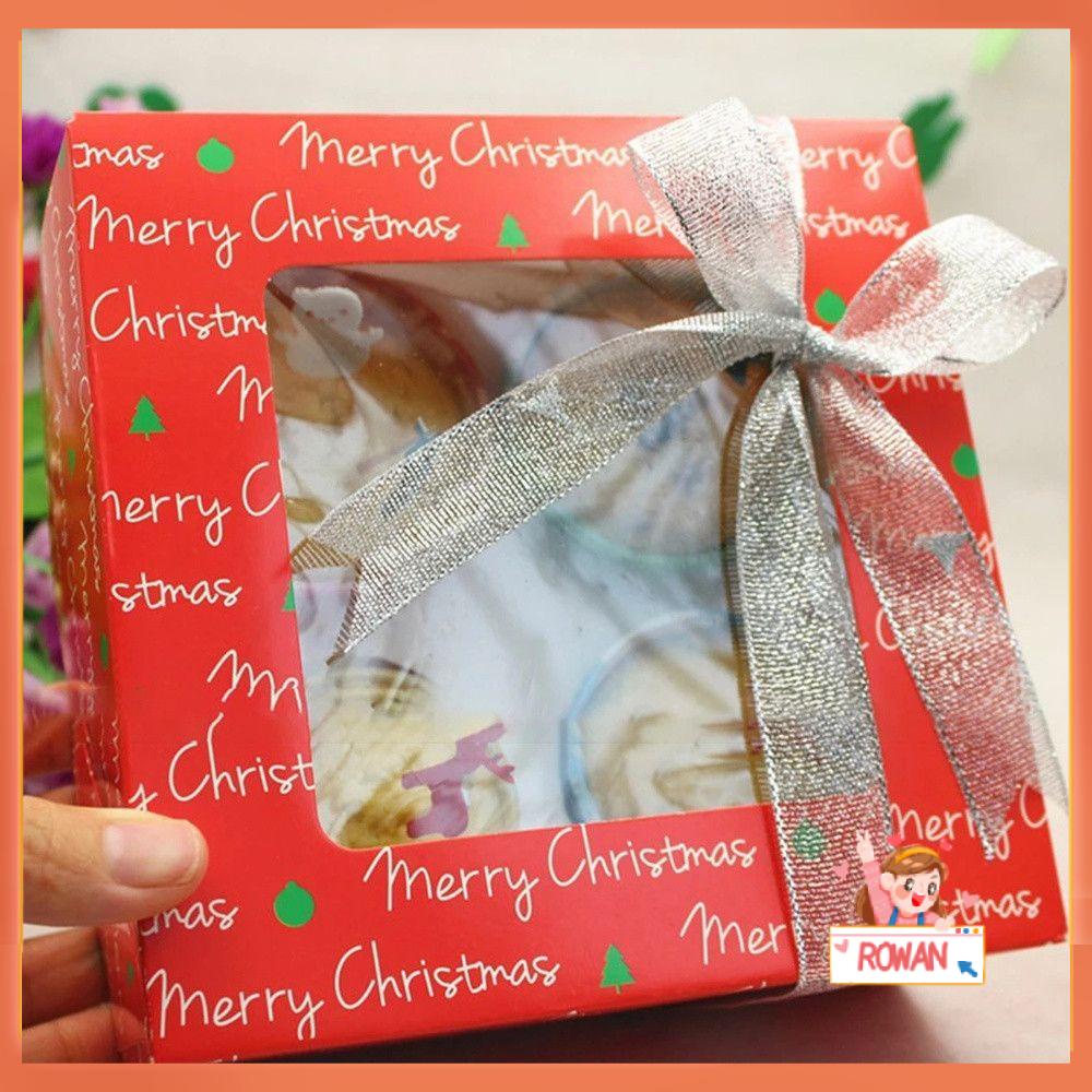 R-flower Christmas Gift Box Coklat Biskuit Nougat Kotak Pembungkus Kado