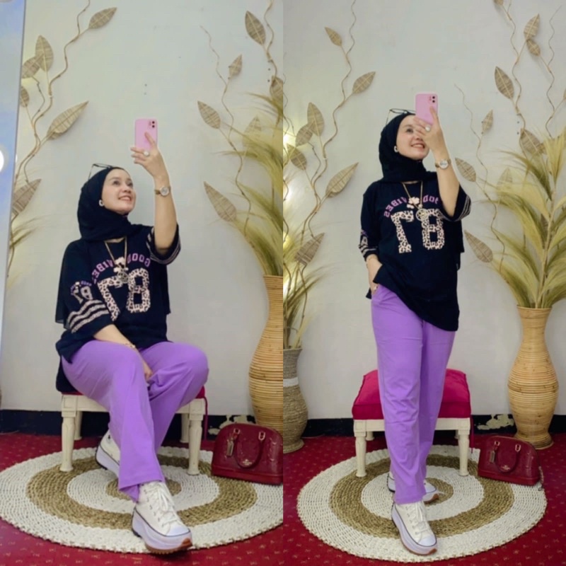 SETELAN WANITA KEKINIAN BY NABIL PREMIUM COMBAD 20s SALE 12 12