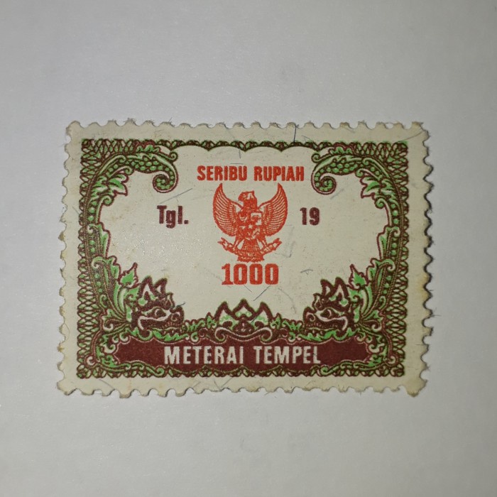

✨NEW✨ - Perangko Pos / Prangko / Benda Pos 1.000 Rupiah 1990-1994 Kuno Antiq - Baru