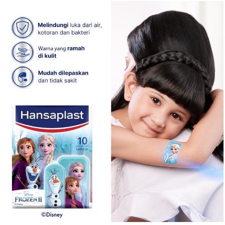 [ISI 10 PCS] * NCC * Hansaplast Plester Kain Elastis Lentur Kulit Leluasa Bernapas Melindungi Luka Hansa Plast