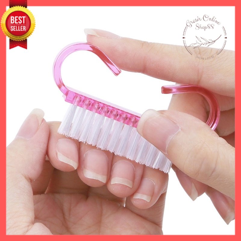 GOS -I109- Sikat Pembersih Kuku - Brush Scrubbing Nail Art - Sikat Mini Pembersih Debu Kuku
