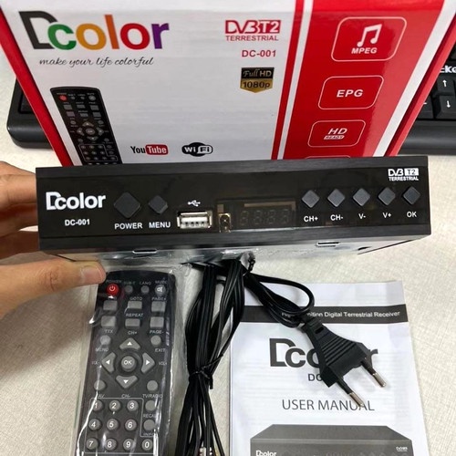 STB set top box  D Color T2 WIFI STB SUPER HD SET TOP BOX DIGITAL