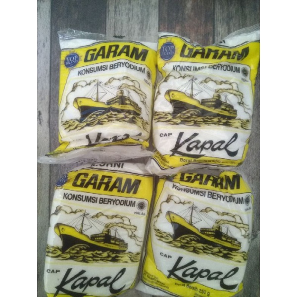 

Garam halus dapur cap kapal 250gr