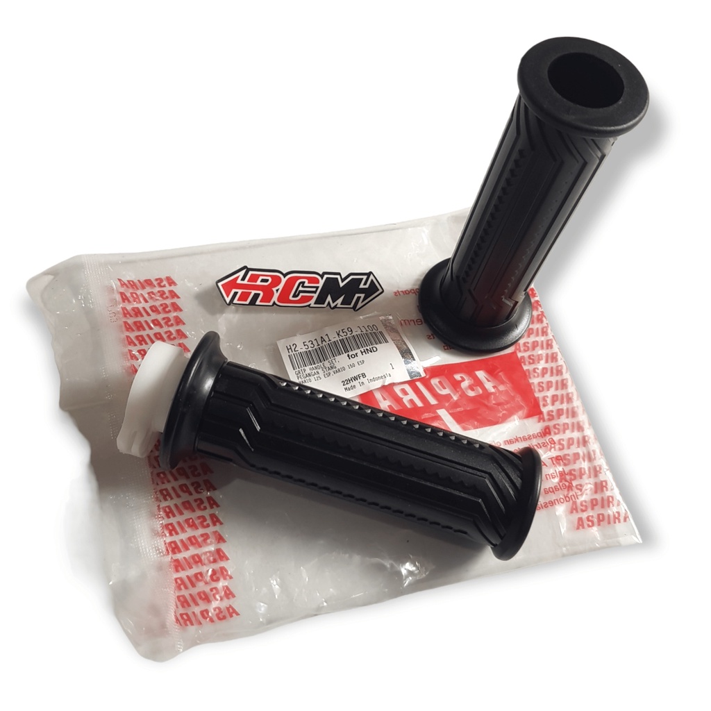 H2-531A1-K59-1100 HANDGRIP HAND GRIP HANFAT HANDFAT SLONGSONG SELONGSONG GAS HONDA VARIO125 VARIO 150 VARIO 125 150 ESP GENIO ORI ORIGINAL ASPIRA ASLI