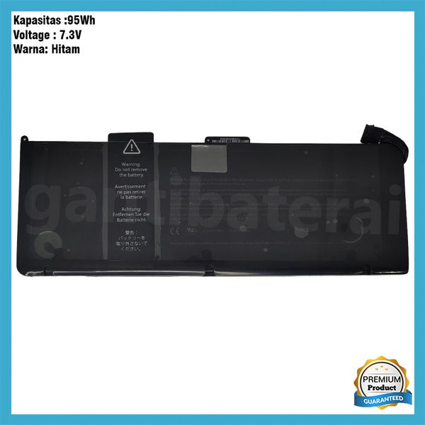 Baterai Macbook A1297 A1309 Macbook Pro 17&quot; 2009-2010