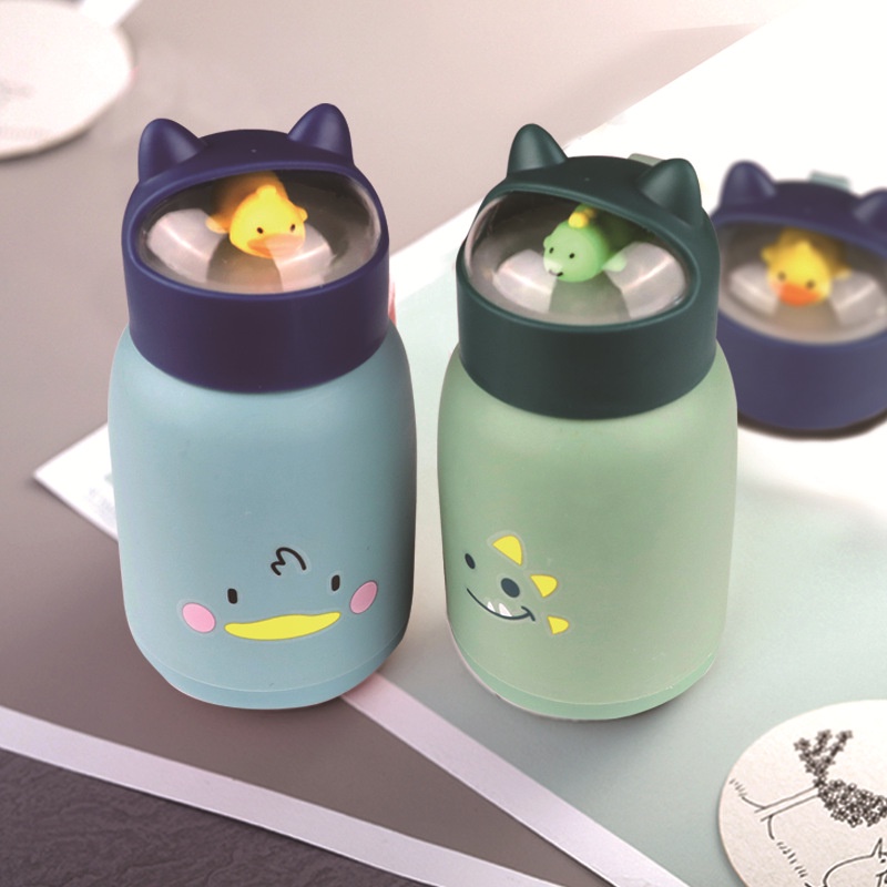 BOTOL MINUM ANAK / BABY KAPASITAS 700ML KARAKRTER LUCU BPA FREE-GMY KACA NAVY