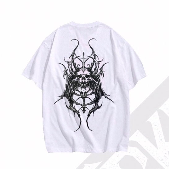 SNICKERS APPAREL / TSHIRT / KAOS DISTRO "tribalskull"