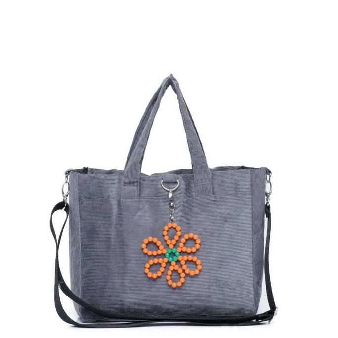 Erigo X Corduroy Bag Cora Dark Grey