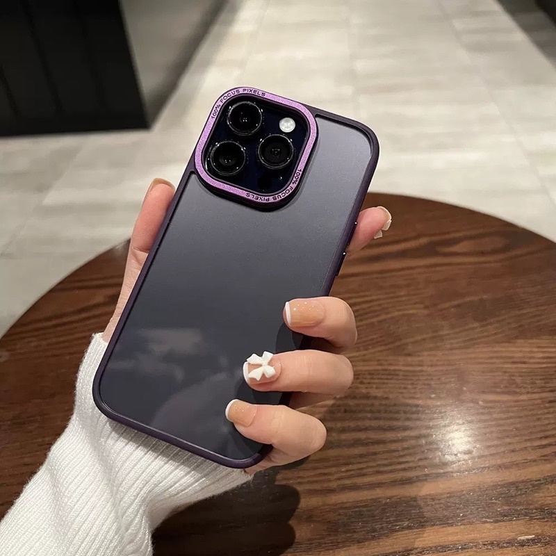 deep purple premium metal hybrid case lphone 15 PRO MAX 13 14 PRO MAX PLUS