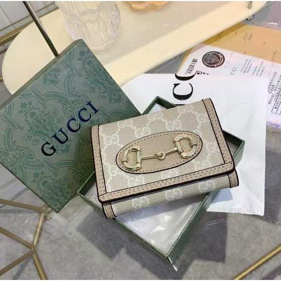 Best Seller Gvcc Horsebit Leather Wallet 3139 (Freebox+Bubblewrap)