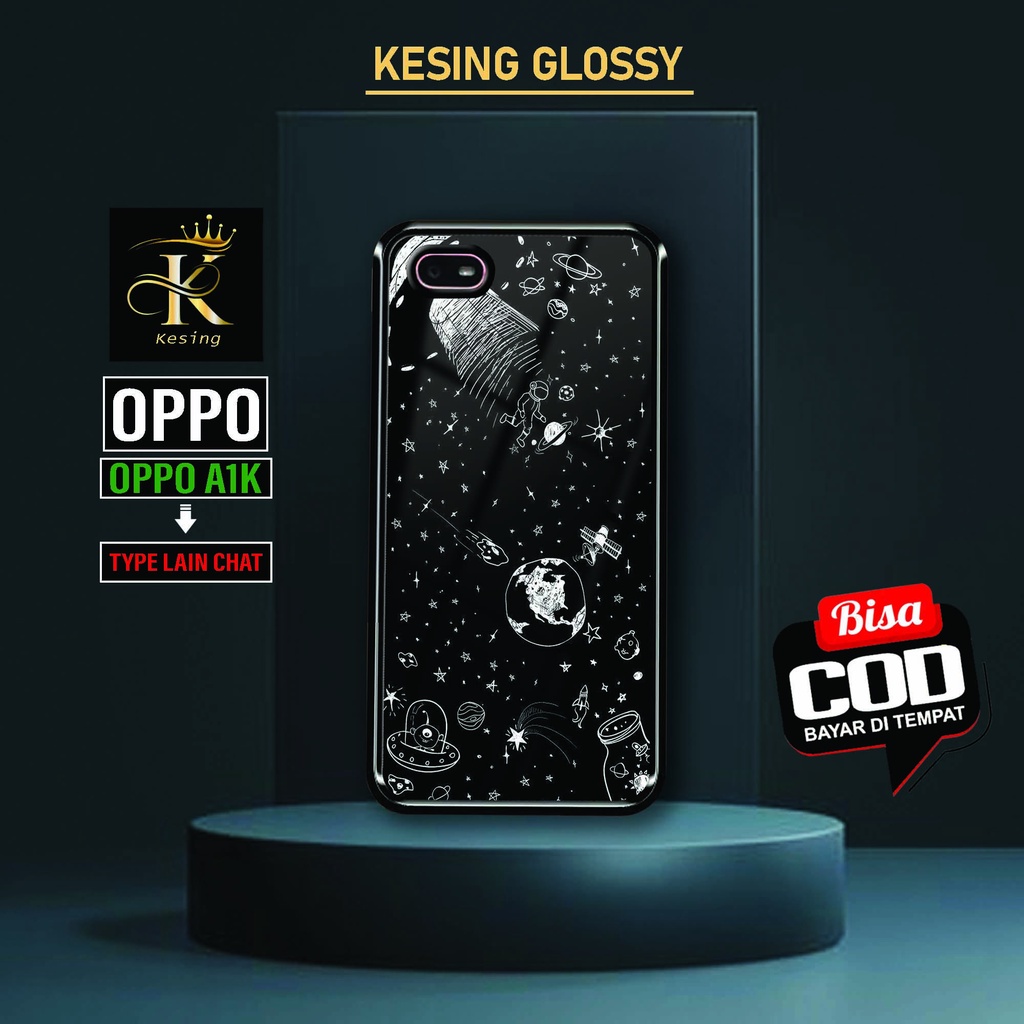Case OPPO A1K Terbaru - Casing Hp OPPO A1K - Kesing Hp - Hardcase Glossy - Softcase Protect - Siliko