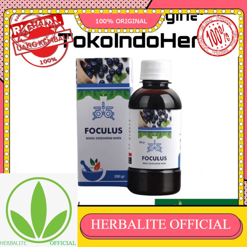 100% ORIGINAL Foculus Obat Mata Minus Silinder Katarak Herbal Ampuh Sembuh Anak Dewasa Vitamin Mata 