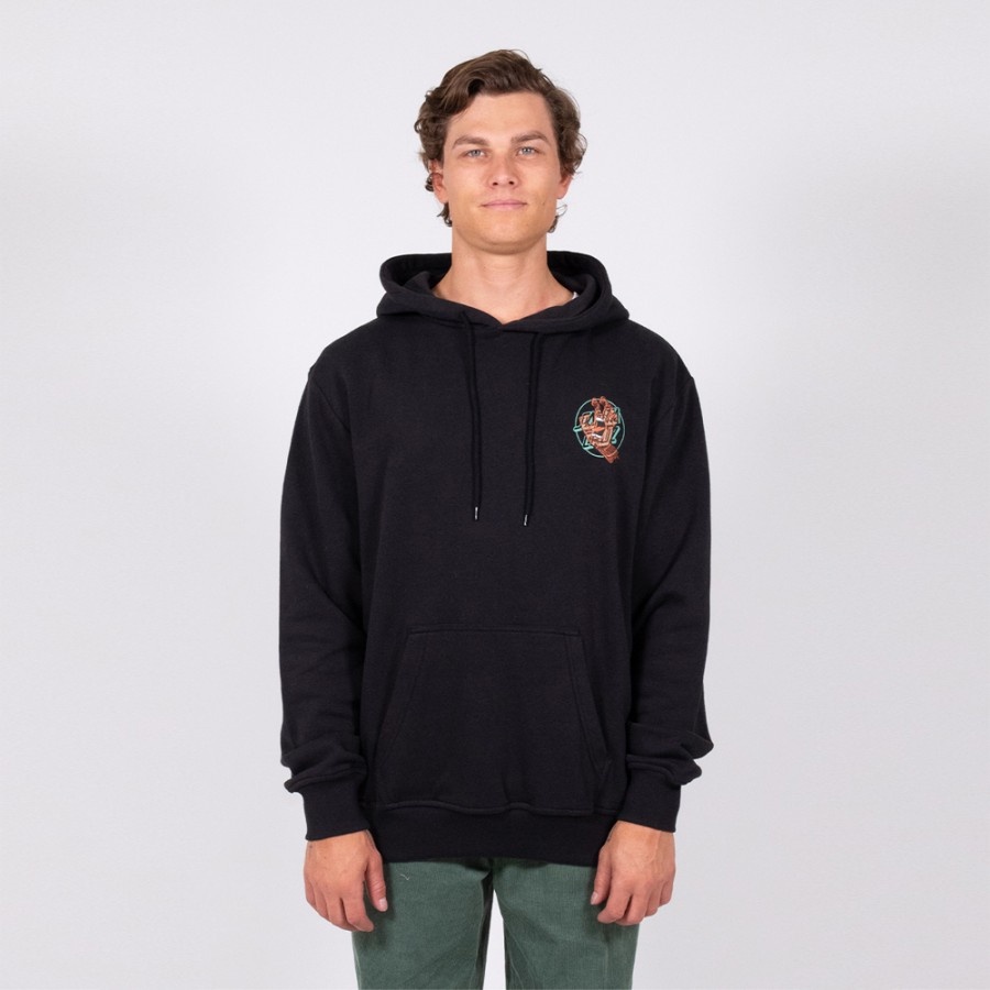 Santa Cruz Opus Hand Overlay Black Hoodie