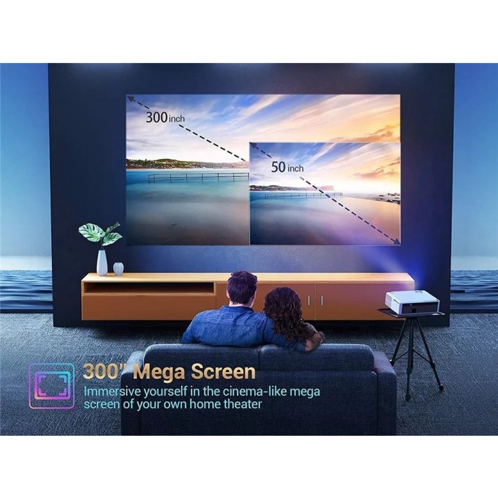 M19 Basic Version - 6000 Lumens Full HD 1080P LCD Home Projector