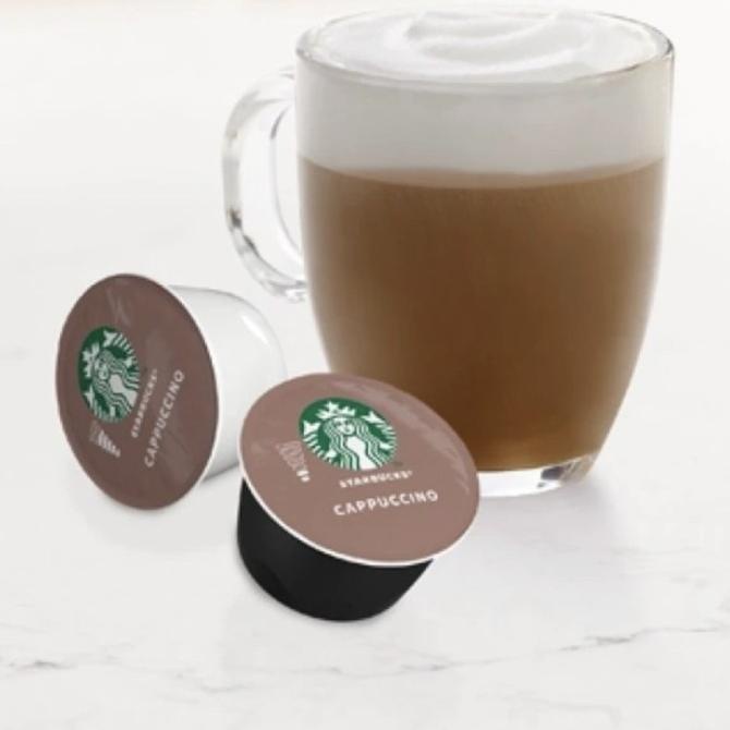 

Nescafe Dolce Gusto Starbucks Cappuccino - Coffee Capsules Kapsul Kopi