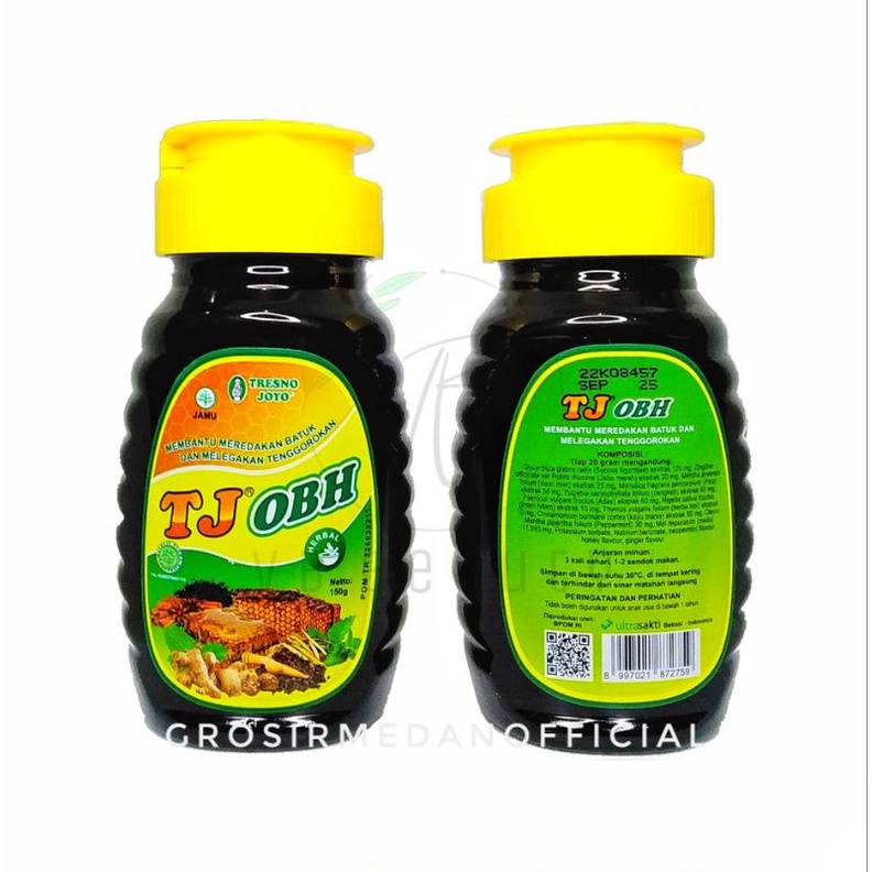 MADU TJ OBH 150 G - MADU MURNI TRESNOJOYO PLUS OBAT BATUK HERBAL OBH