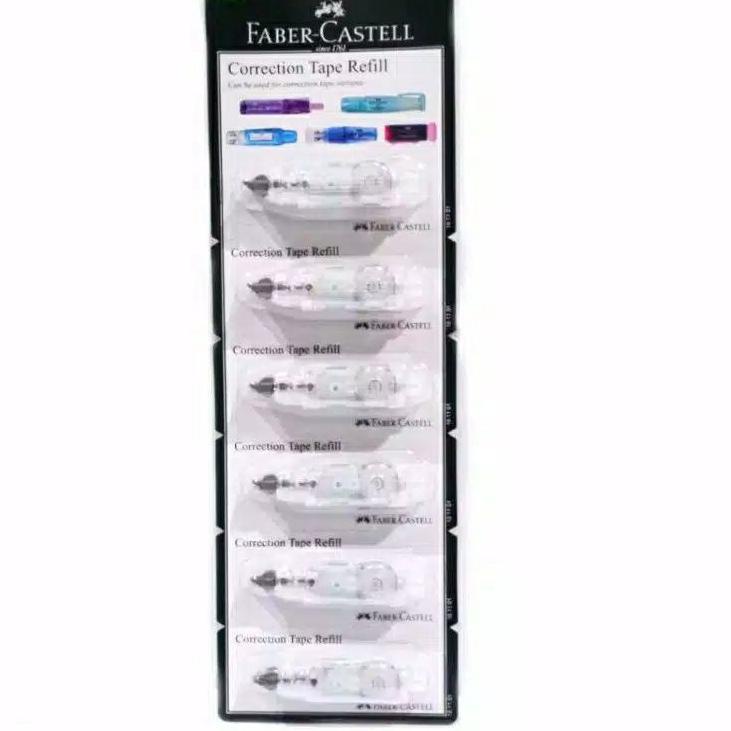 

➧Seller❋➧ JSNM9 Refill Correction tape QJR Faber Castell isi 6 Pcs 34 ➧Terlaku.