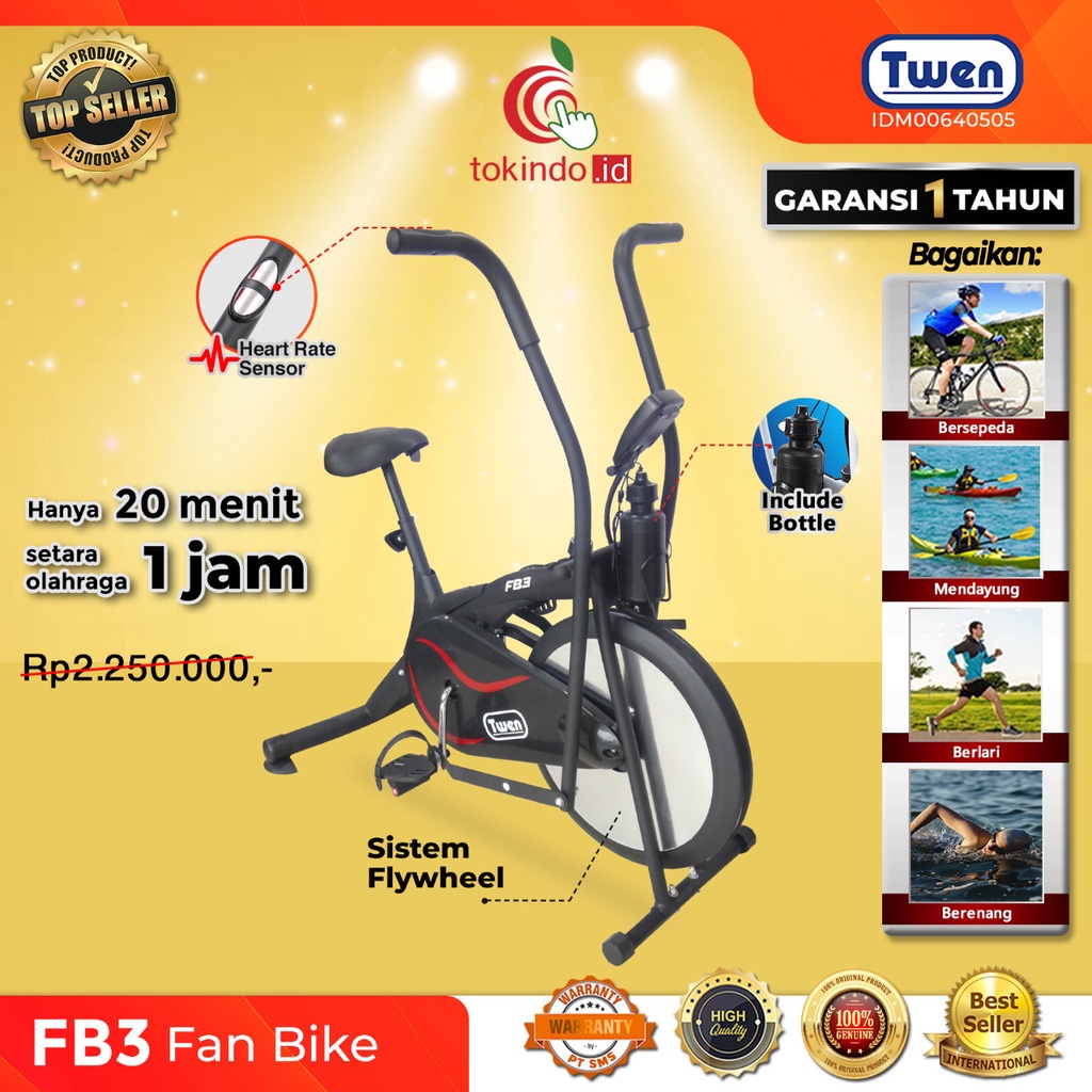 Sepeda Statis Platinum Bike Twen FB3 / Fun Bike Murah