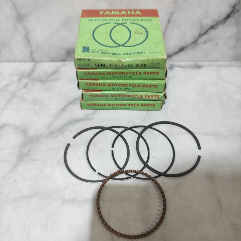 Ring seher piston crypton vega lama