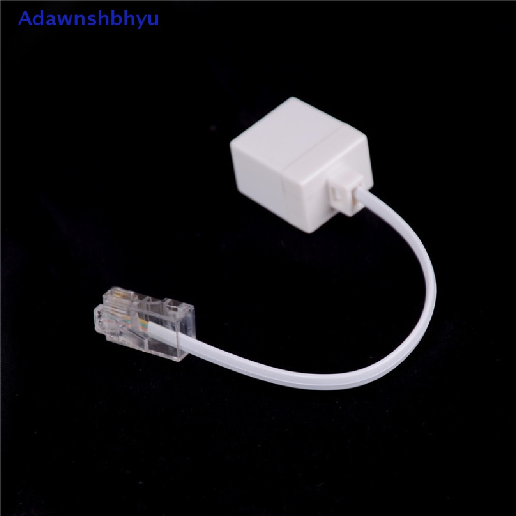 Adhyu RJ11 6P4C Female To Eterna RJ45 8P8C Male F/M Adapter Converter Kabel Telepon ID