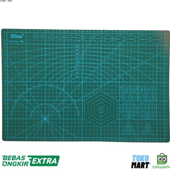 

Terlaris Alas Potong Work Cutting Mat Pad A3 45x30cm TAFFWARE Termurah