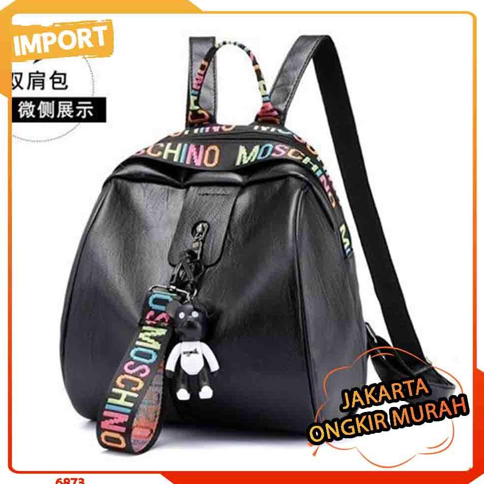 JAKARTA A 6873 TAS RANSEL TRENDY WANITA BRANDED GROSIR IMPORT