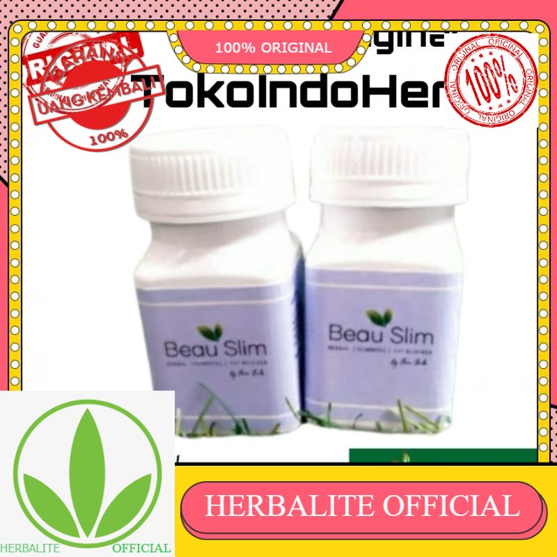100% ORIGINAL Beauslim Kapsul Obat Minuman Pelangsing Perut Buncit Diet Penurun Pengecil Berat Badan