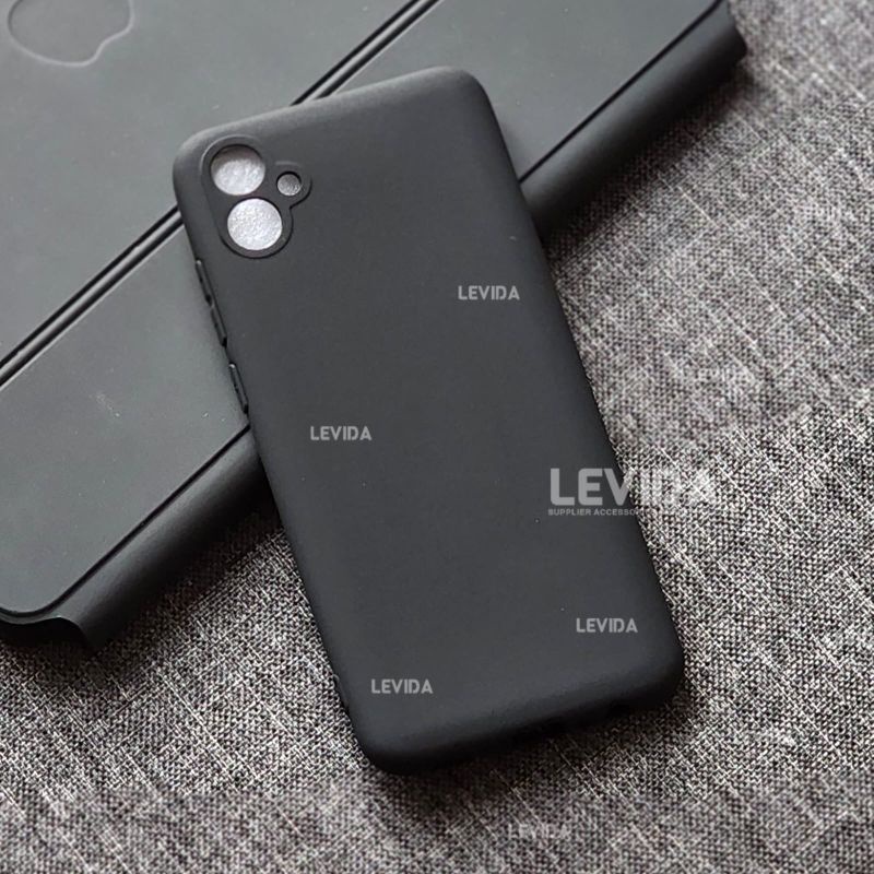 Samsung A04E 2022 Case Macaron Black Softcase Slim Matte Samsung A04E 2022
