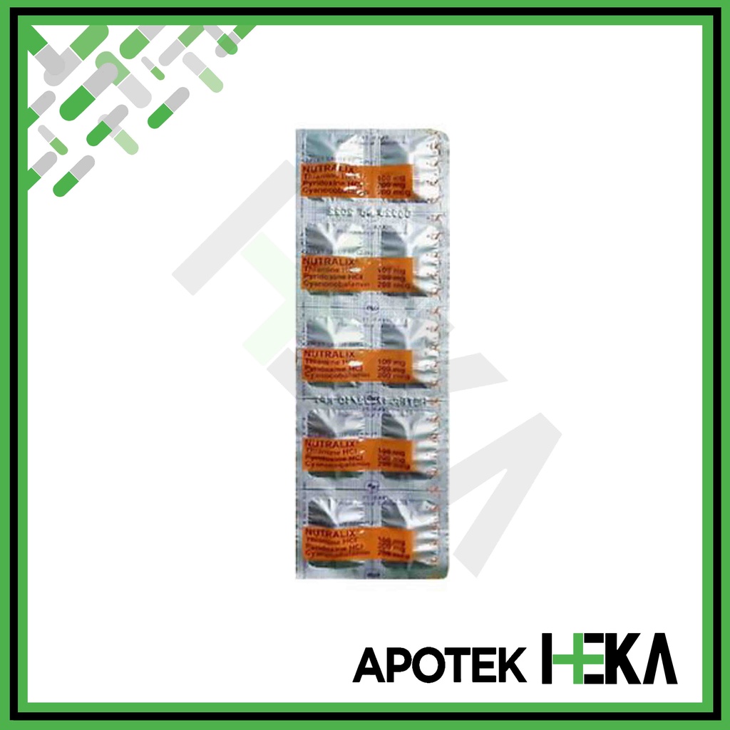 Nutralix Kaplet Strip isi 10 - Mengatasi Defisiensi Vitamin (SEMARANG)