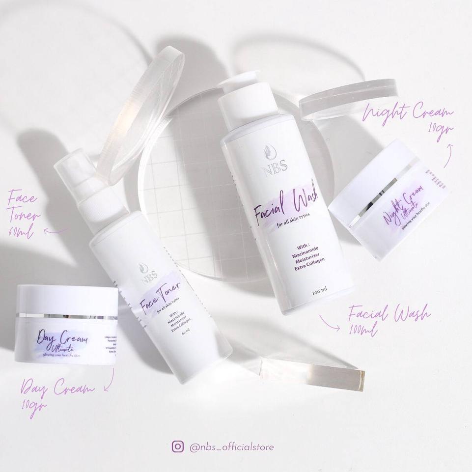㊤ NBS SKINCARE PAKET ULTIMATE WITH NEW FORMULA SIAP KIRIM 3998 ❅
