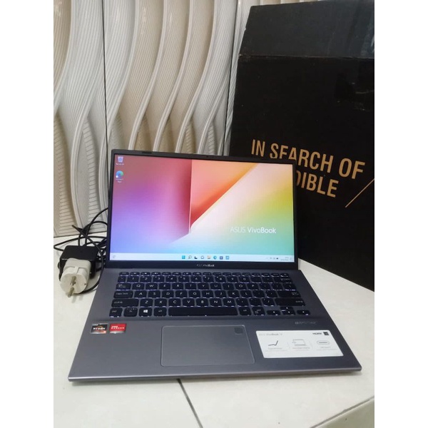 LAPTOP ASUS VIVOBOOK A412DA AMD RYZEN 3-3250U RAM 8GB SSD 256GB 14 INCH FHD WINDOWS 11 ORIGINAL KEYB