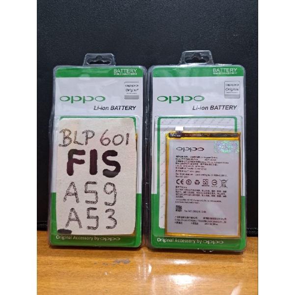 BATERAI OPPO ORIGINAL OPPO BLP601 A59 A53 / OPPO F1S / OPPO A53 / OPPO A59